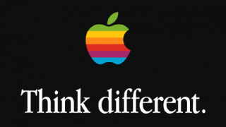 Apple logo Think Different
