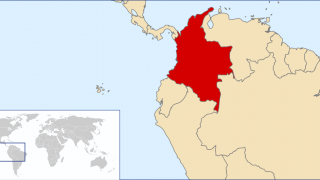 columbia south america map