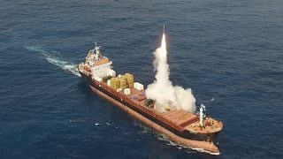 LORA launch missile freight ship
