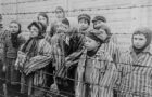 Child survivors of Auschwitz holocaust concentration camp