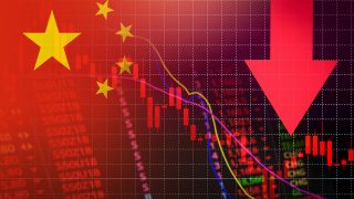 bigstock China Market Stock Crisis Red 272765329