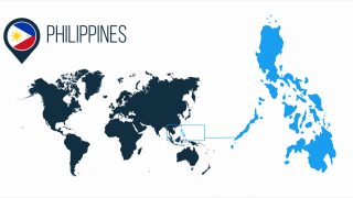 bigstock Philippines Map Located On A W 287350618