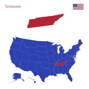 bigstock The State Of Tennessee Is High 295686181