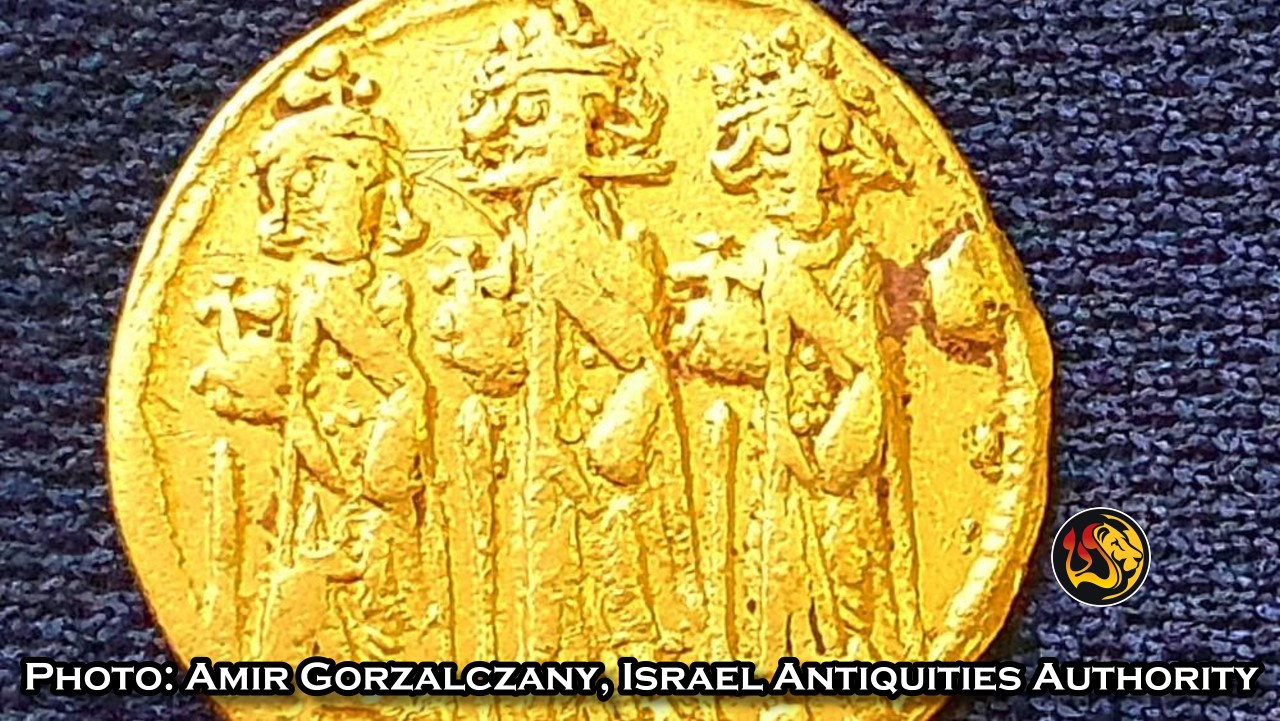 Coin with Scene of Golgotha Unearthed in Archeological Site Near Tel Aviv 15 gogotha coin worthy ministries