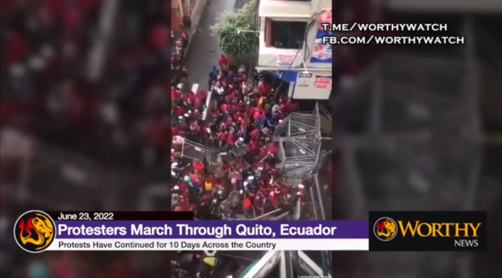 Ecuador’s Military Vows To Defend Nation Amid Deadly Food, Fuel Riots (Video) 3 Screen Shot 2022 06 23 at 1.09.37 PM scaled