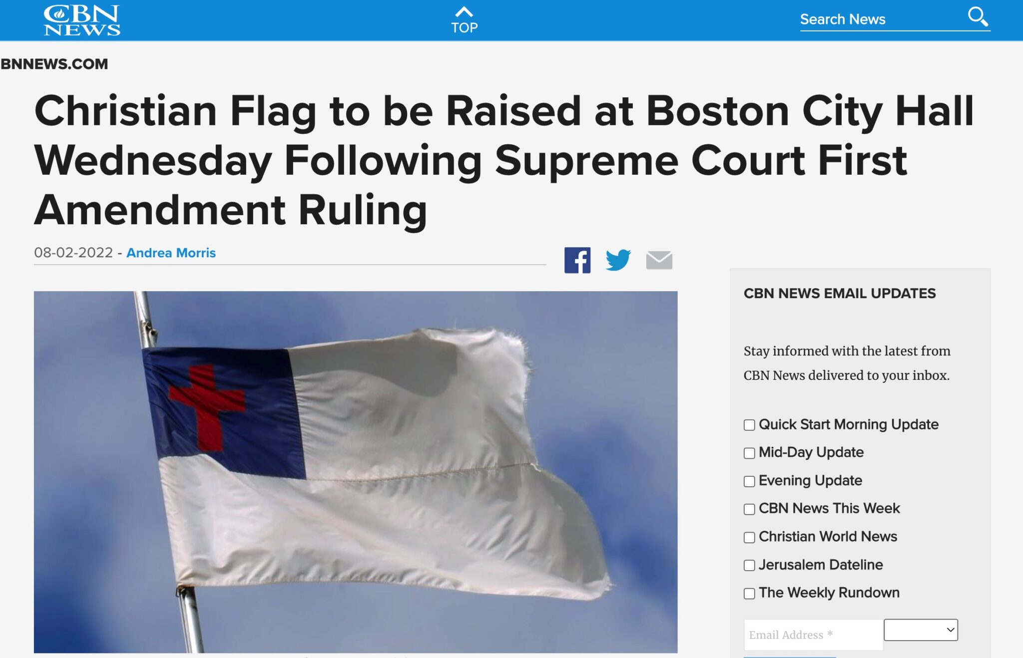 Christian Flag to be Raised at Boston City Hall Wednesday Following Supreme Court First Amendment Ruling 6 Screen Shot 2022 08 03 at 7.54.44 PM scaled