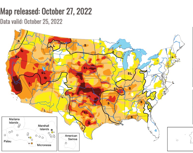 Record High: 75% Of US Winter Wheat Suffers From Drought 5 Screen Shot 2022 10 30 at 10.54.28 PM