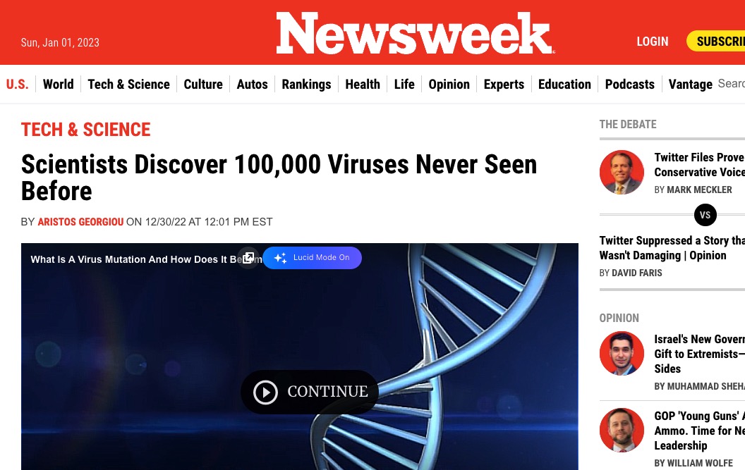 Scientists Discover 100,000 Viruses Never Seen Before 19 Screenshot 2023 01 01 at 9.23.05 PM