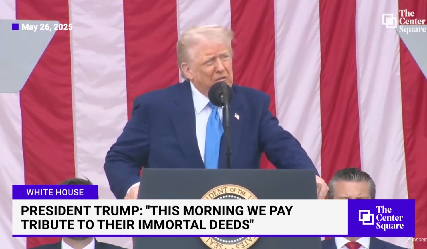 Trump Honors Fallen Soldiers During Memorial Day Ceremony (Video) 9 trump memorial day