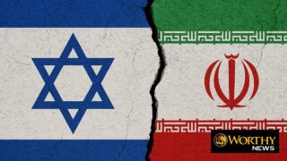 Explosions Seen Across Tehran after Trump Warns Iranians to Evacuate; Israel’s Haifa Refinery Hit 1 israel iran flags