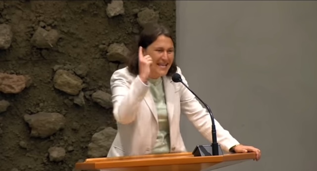 Netherlands Reeling From Political Earthquake Over Israel’s Iron Dome (Worthy News Analysis) 2 Photos: Kati Piri, dressed in white, defends anti-Israel motion banning all arms exports to Israel. Frans Timmermans supports the anti-Israel motion.