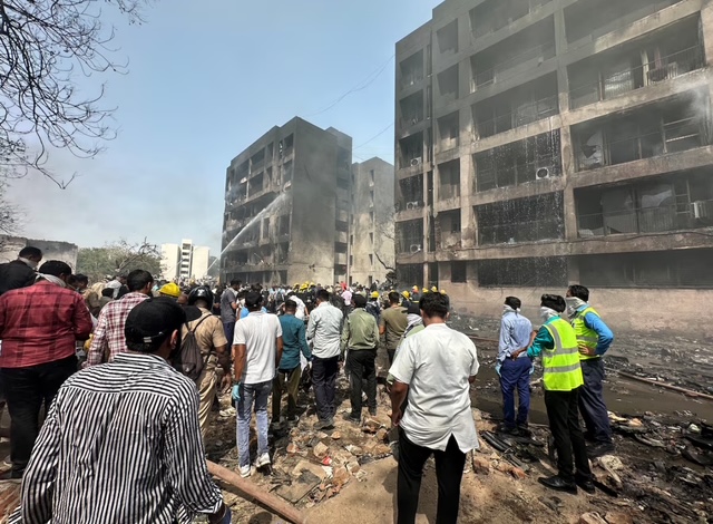 Air India Plane Crashes After Take Off In Ahmedabad; Over 260 Killed 5 plane crash india