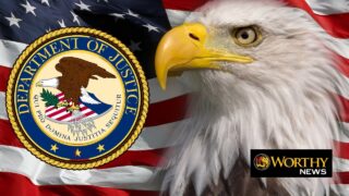 dept of justice flag eagle worthy christian news